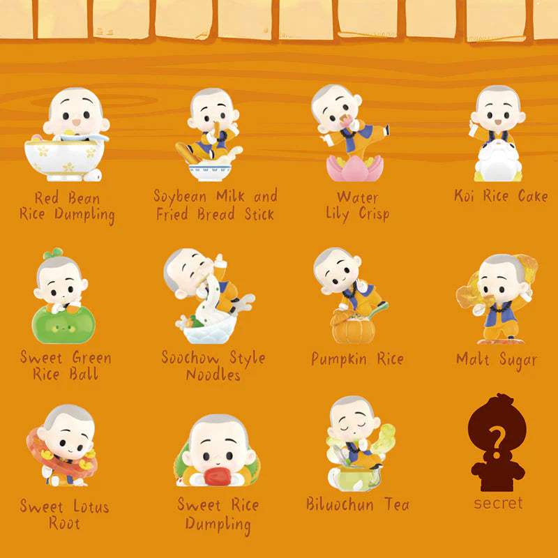 POP MART The Little Monk Yichan Chinese Delicacy Series [1 Blind Box] - Fugitive Toys