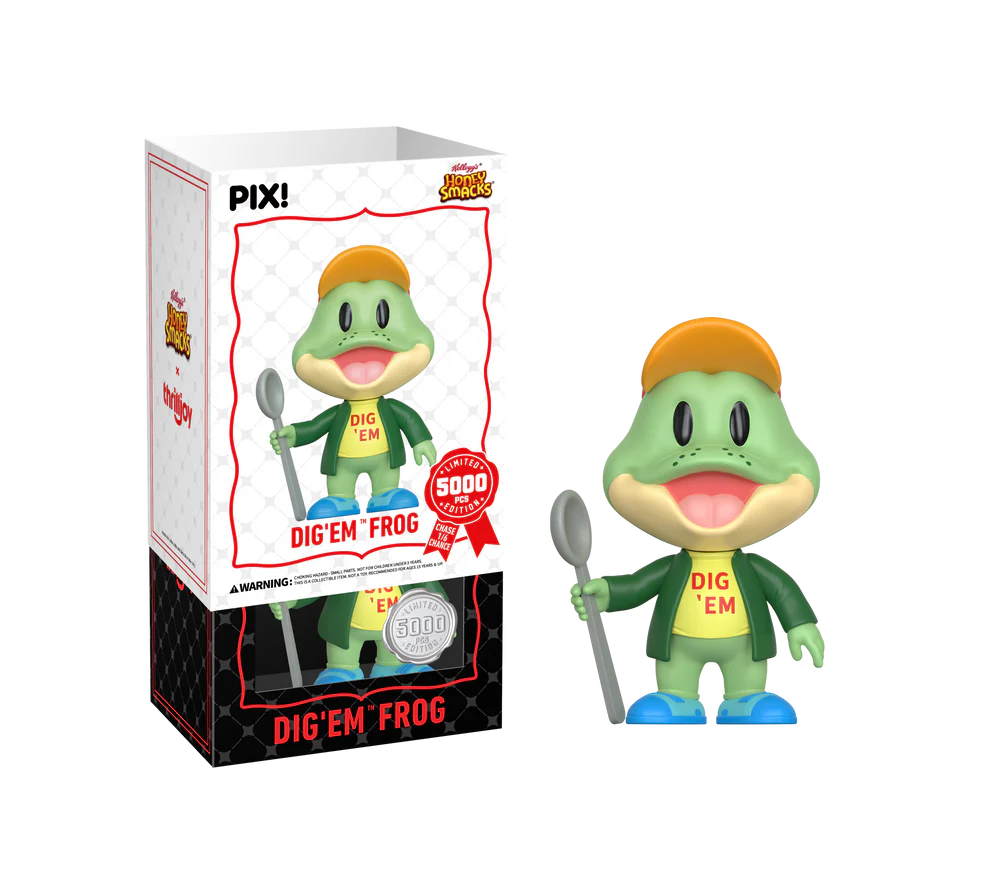 Thrilljoy PIX! Dig Em' Frog [Kellogg's Honey Smacks] [LE5000] - Fugitive Toys
