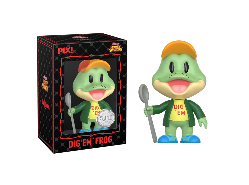 Thrilljoy PIX! Dig Em' Frog [Kellogg's Honey Smacks] [LE5000] - Fugitive Toys