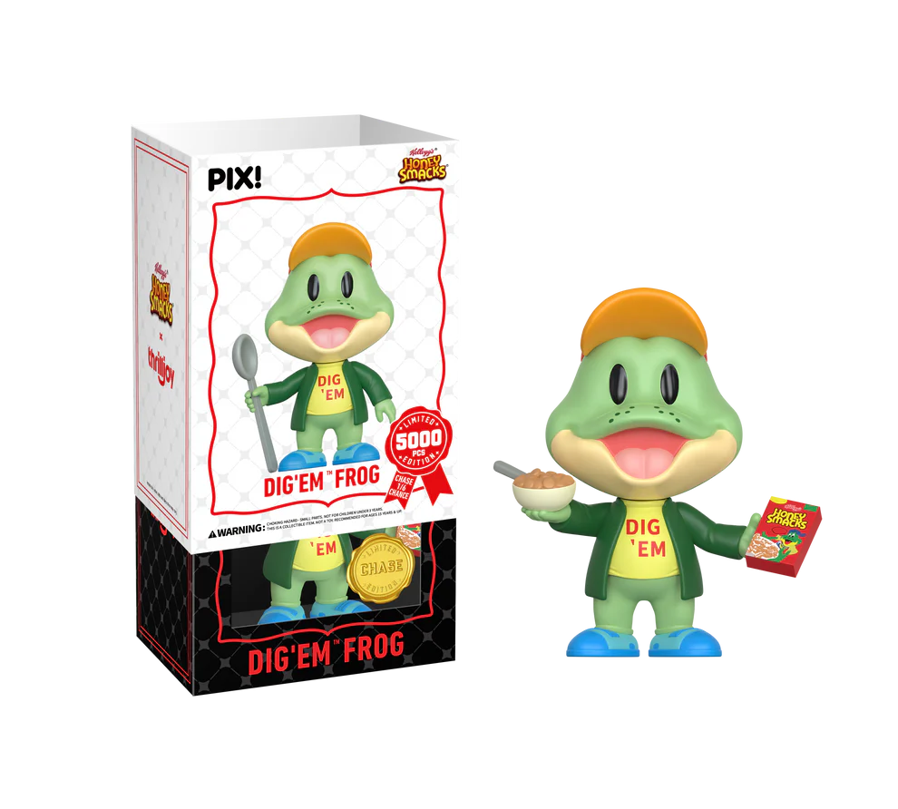 Thrilljoy PIX! Dig Em' Frog [Kellogg's Honey Smacks] [LE5000] - Fugitive Toys
