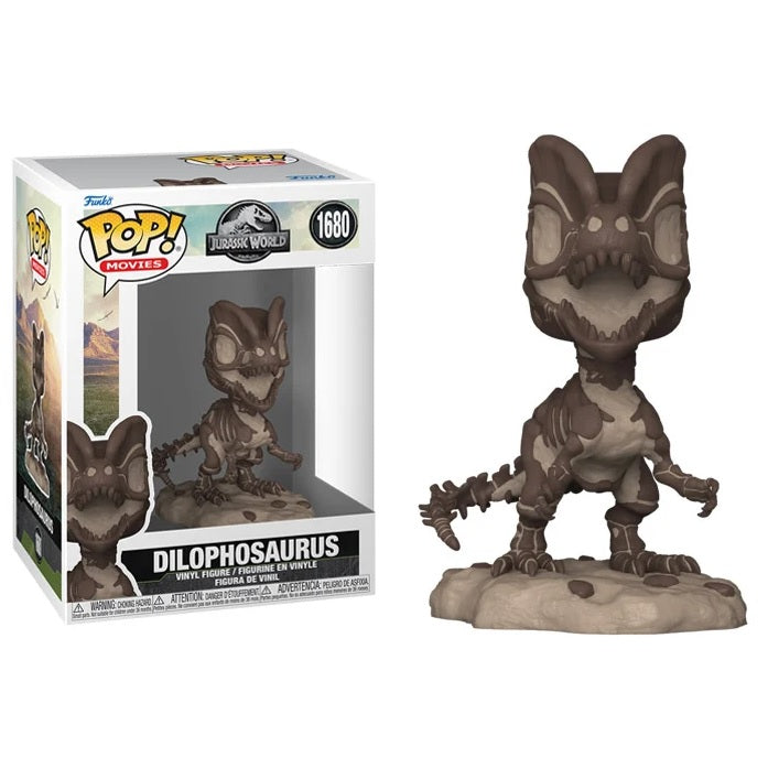Jurassic World Pop! Vinyl Figure Dilophosaurus [Fossil] [1680] - Fugitive Toys