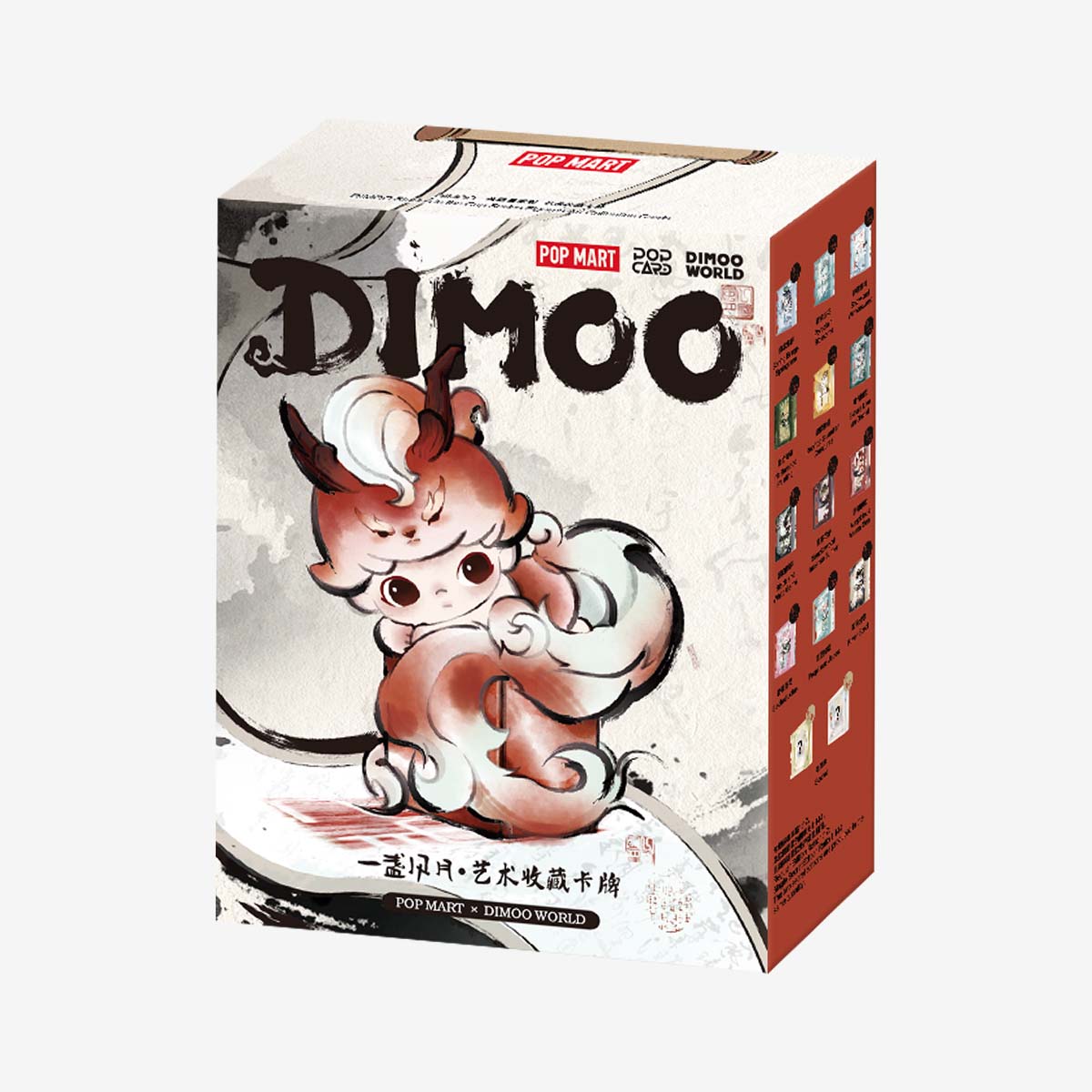 POP MART DIMOO Stories in the Cup Series Figures Art Collection Cards - Fugitive Toys