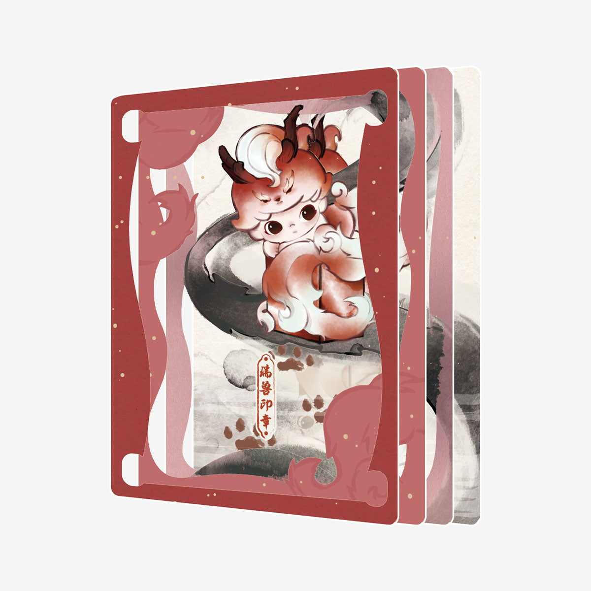 POP MART DIMOO Stories in the Cup Series Figures Art Collection Cards - Fugitive Toys