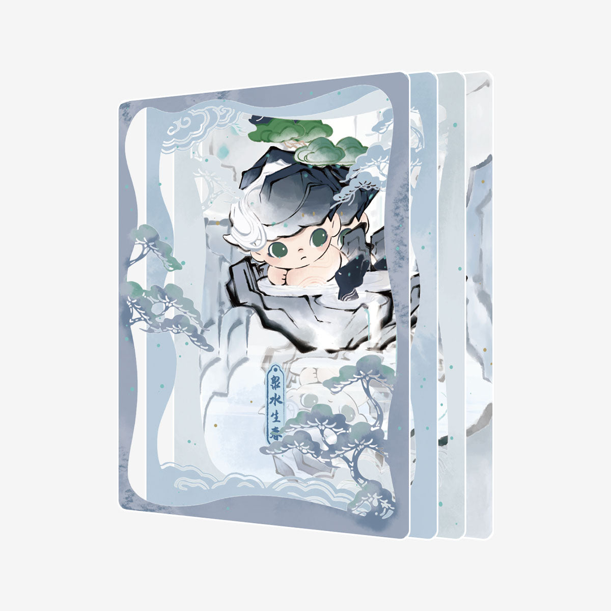 POP MART DIMOO Stories in the Cup Series Figures Art Collection Cards - Fugitive Toys