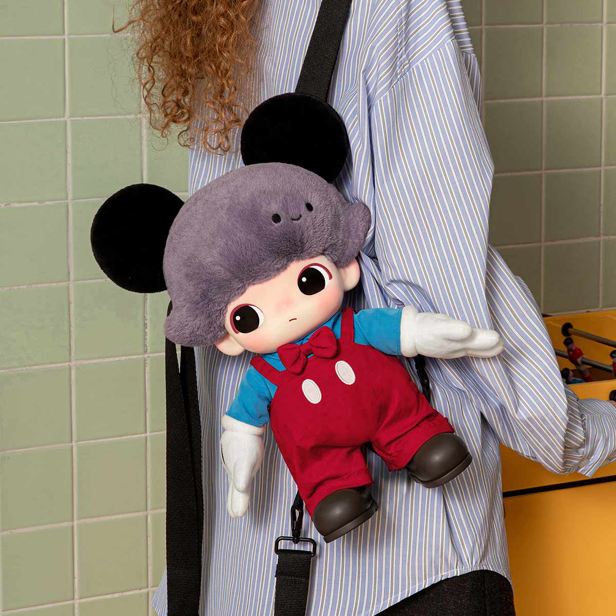 POP MART DIMOO WORLD × DISNEY Series-Mickey Vinyl Plush Bag - Fugitive Toys