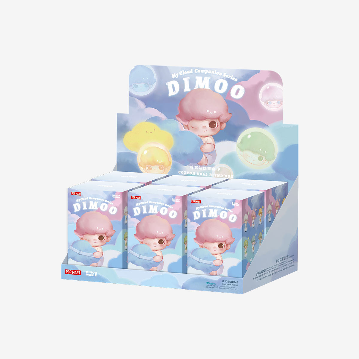 POP MART DIMOO My Cloud Companion Series-Cotton Doll [1 Blind Box] - Fugitive Toys