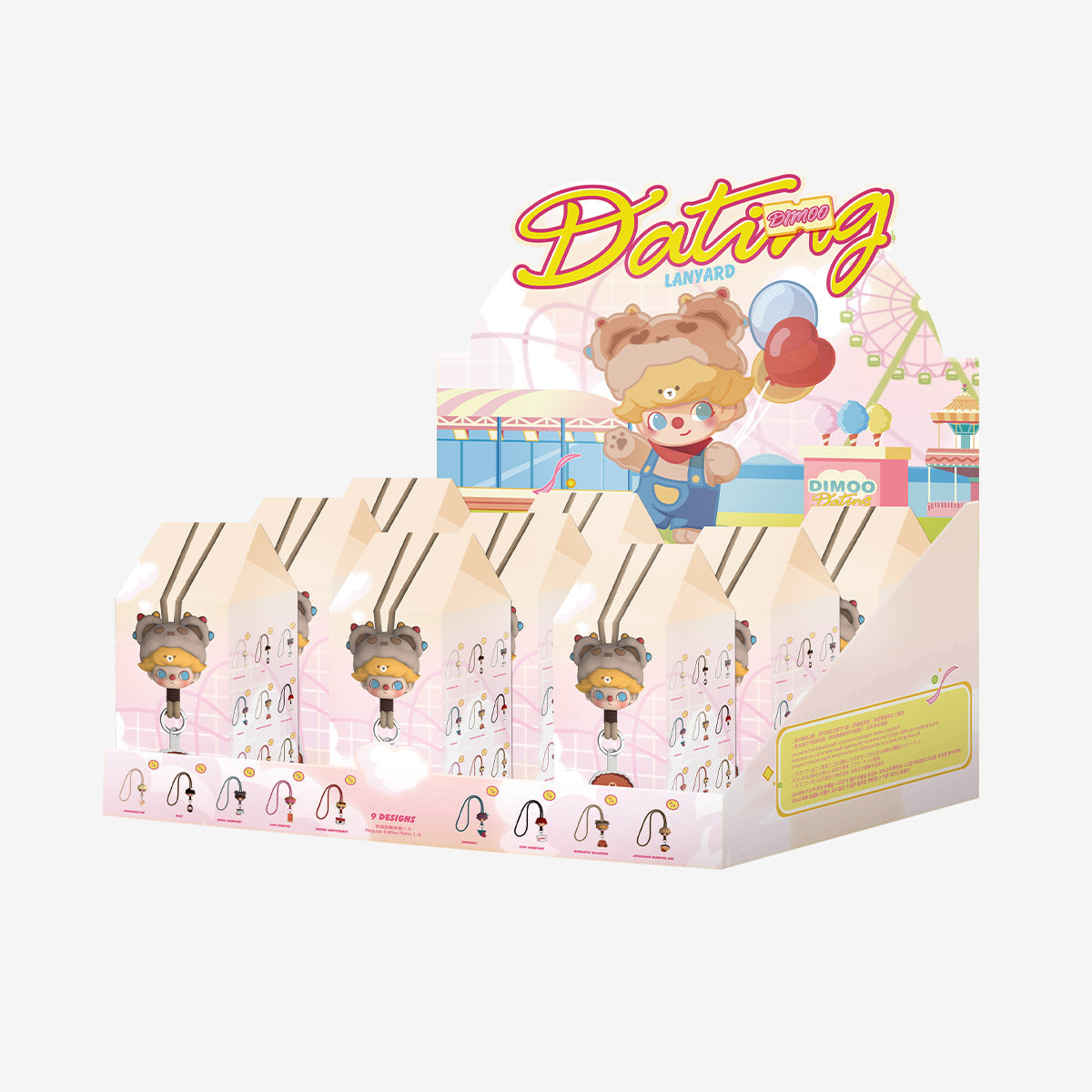 POP MART DIMOO Dating Series-Lanyard [1 Sealed Case] - Fugitive Toys