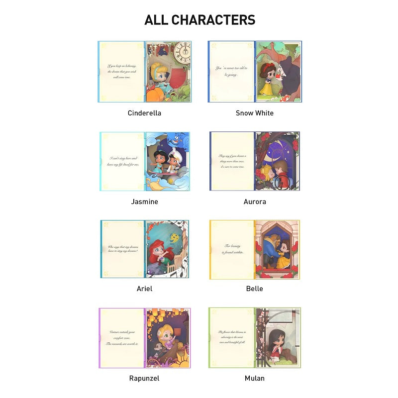 POP MART Disney Princess's Fairy Tales Series Scene Sets [1 Sealed Case] - Fugitive Toys