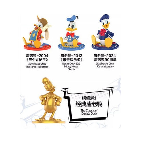 POP MART Disney Donald Duck 90th Anniversary Series Figures [1 Blind Box] - Fugitive Toys