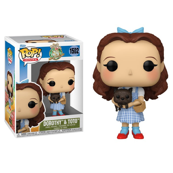 The Wizard of Oz 85th Anniversary Pop! Vinyl Figure Dorothy and Toto [1502] - Fugitive Toys