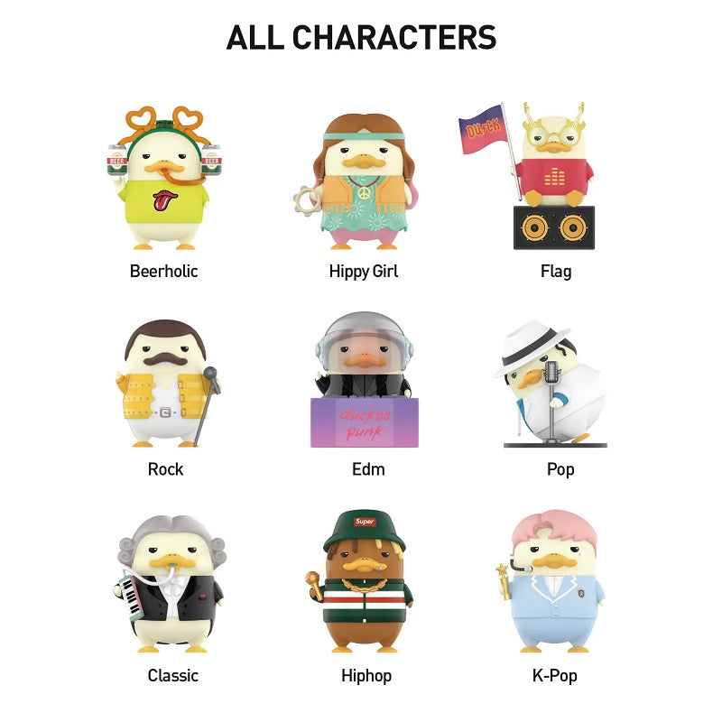 POP MART DUCKOO Music Festival Series [1 Sealed Case] - Fugitive Toys