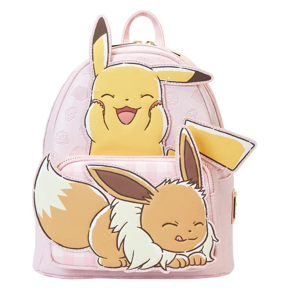 Loungefly x Pokemon Cafe Pikachu & Eevee Mini Backpack - Fugitive Toys