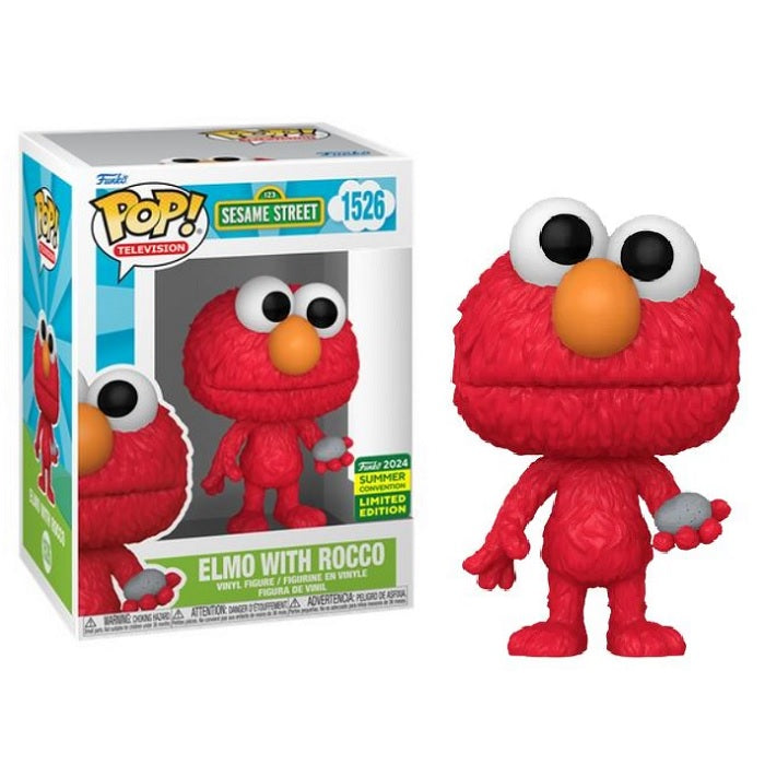 Sesame Street Pop! Vinyl Figure Elmo with Rocco [Summer Convention 2024] [1526] - Fugitive Toys