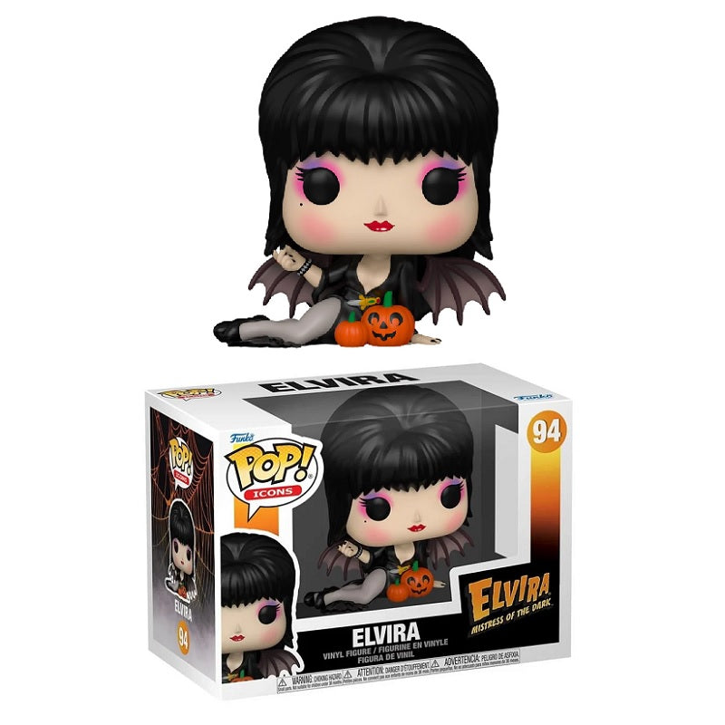 Elvira Mistress of the Dark Pop! Vinyl Figure Elvira with Pumpkins [94] - Fugitive Toys