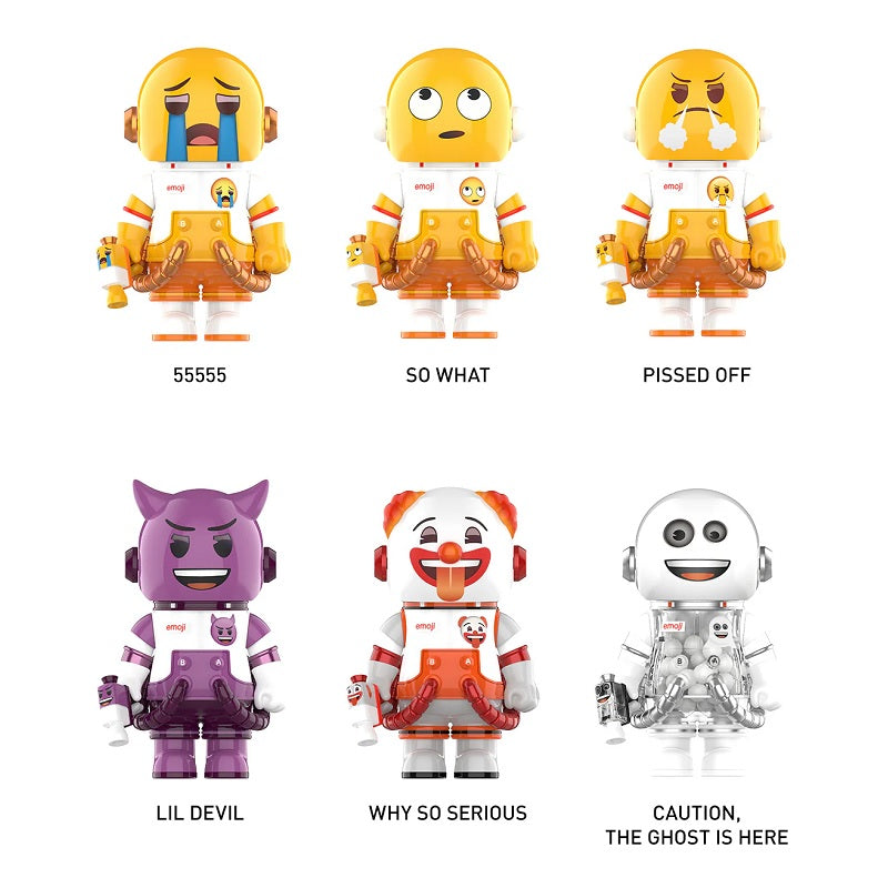 POP MART MEGA SPACE MOLLY 100% × emoji™ Series [1 Blind Box] - Fugitive Toys
