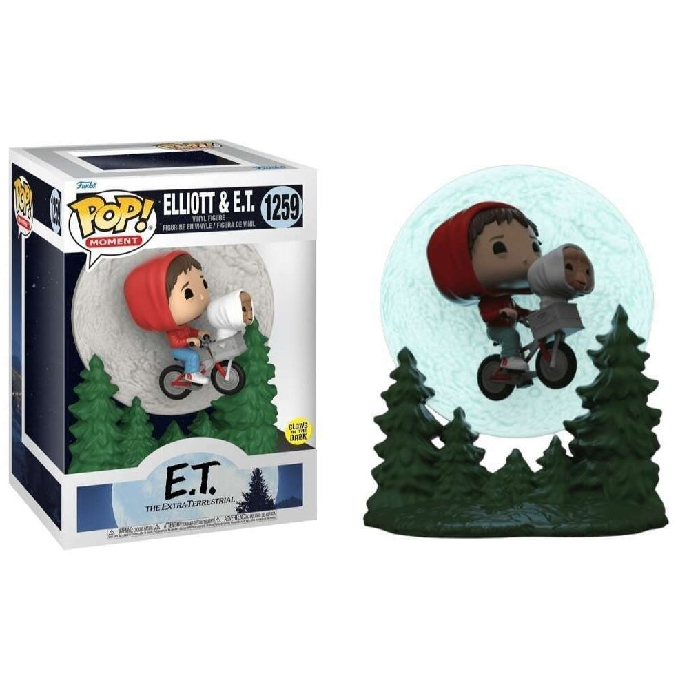 E.T. the Extra-Terrestrial 40th Pop! Vinyl Figure Elliot and E.T. Flying (GITD) [1259] - Fugitive Toys