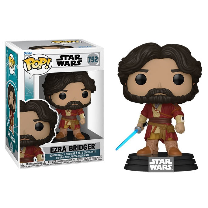 Star Wars: Ahsoka Pop! Vinyl Figure Ezra Bridger with Lightsaber [752] - Fugitive Toys