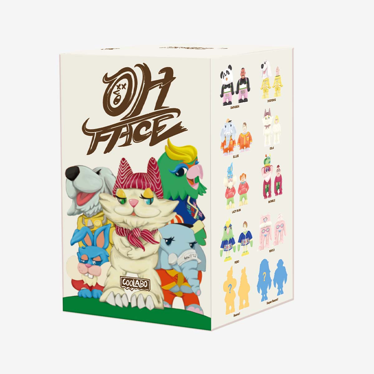 POP MART COOLRAINLABO Oh Face Series [1 Blind Box] - Fugitive Toys