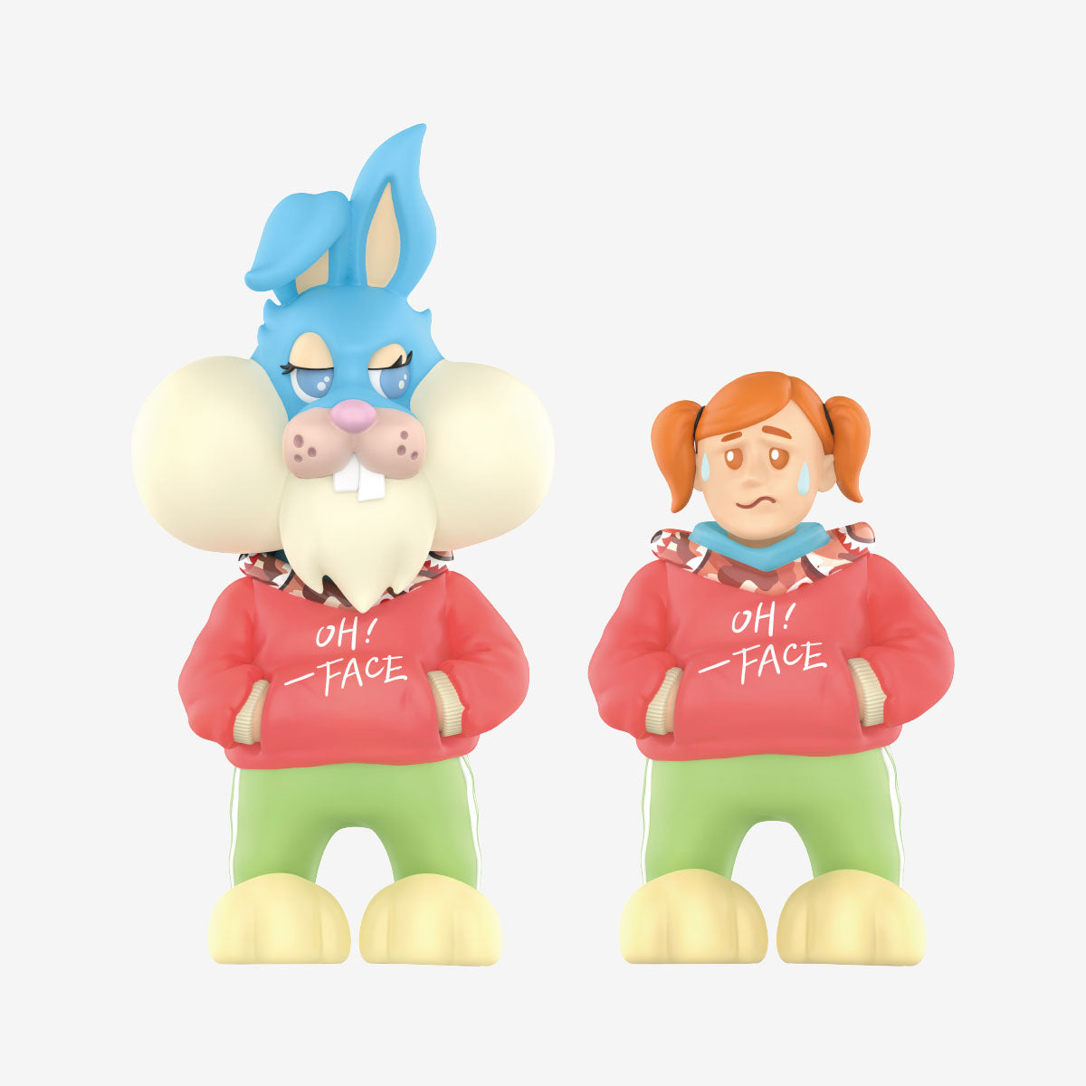 POP MART COOLRAINLABO Oh Face Series [1 Blind Box] - Fugitive Toys