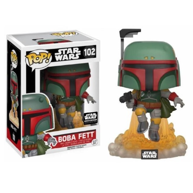 Star Wars Pop! Vinyl Figure Boba Fett [Action Pose] [Smuggler's Bounty] [102] - Fugitive Toys