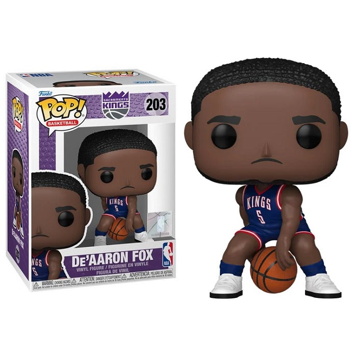 NBA Pop! Vinyl Figure De'Aaron Fox [Sacramento Kings] [2024 City Edition Jersey] [203] - Fugitive Toys