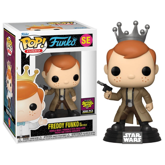 Freddy Funko Pop! Vinyl Figure Han Solo [Star Wars] [Fundays 2022 Blacklight Battle] [SE} - Fugitive Toys