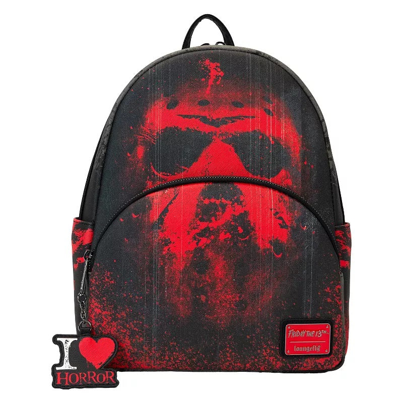 Loungefly x Friday the 13th I Heart Horror Mini Backpack - Fugitive Toys
