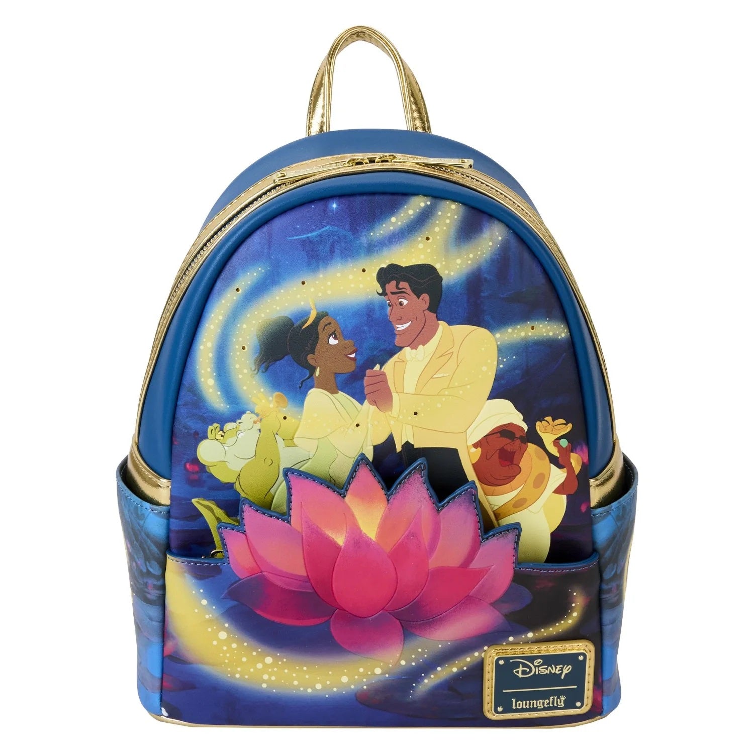Loungefly x Disney The Princess And The Frog 15th Anniversary Tiana & Naveen Glow Mini Backpack - Fugitive Toys