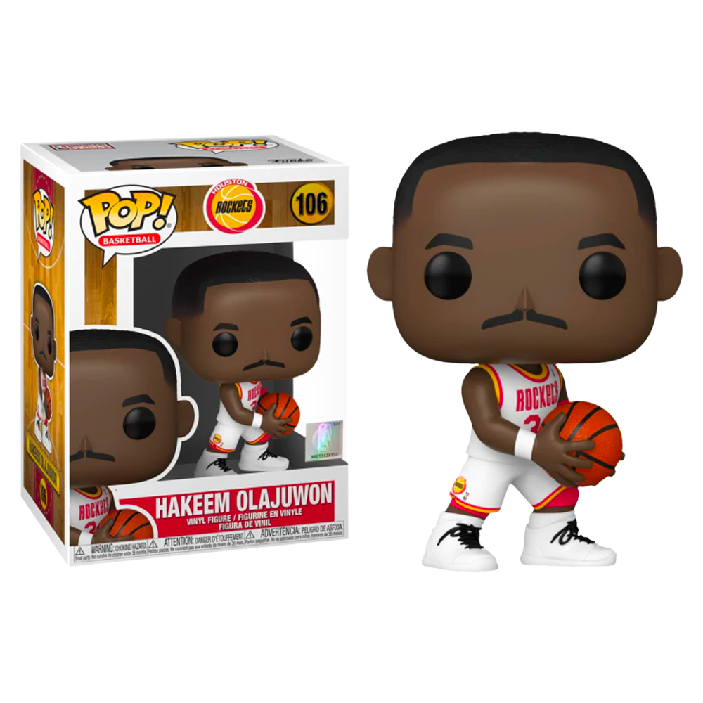 Funko Fugitive Toys NBA Pop! Vinyl Figure Hardwood Classics Hakeem Olajuwon (Houston Rockets) [106]