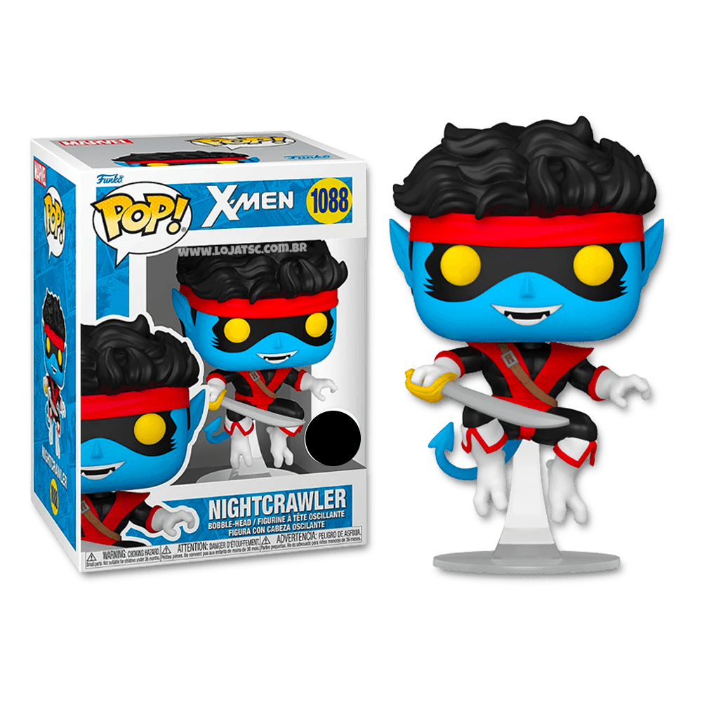 Fugitive Toys Funko Marvel X-Men Pop! Vinyl Figure Nightcrawler with Sword (SE) [1088]