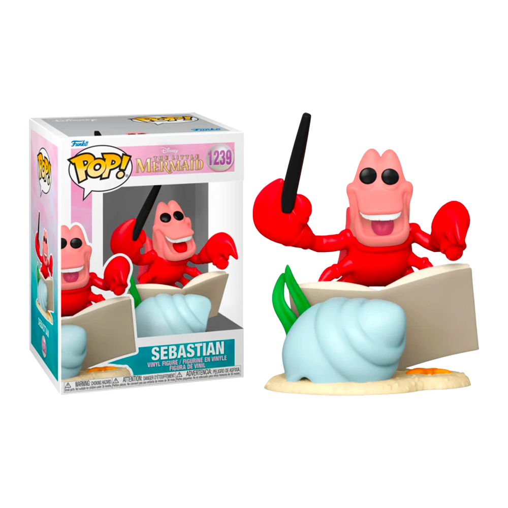 Fugitive Toys Funko Disney The Little Mermaid Pop! Vinyl Figure Sebastian(Conductor)(Entertainment Earth Exclusive)[1239]