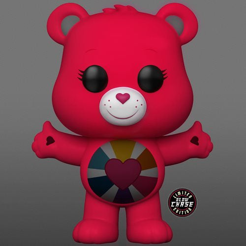 Care Bears 40th Pop! Vinyl Figure Hopeful Heart Bear Glow [Chase] [1204] - Fugitive Toys