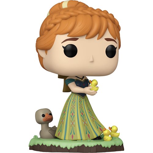 Disney Ultimate Princess Pop! Vinyl Figure Anna Coronation with Ducks [1023] - Fugitive Toys