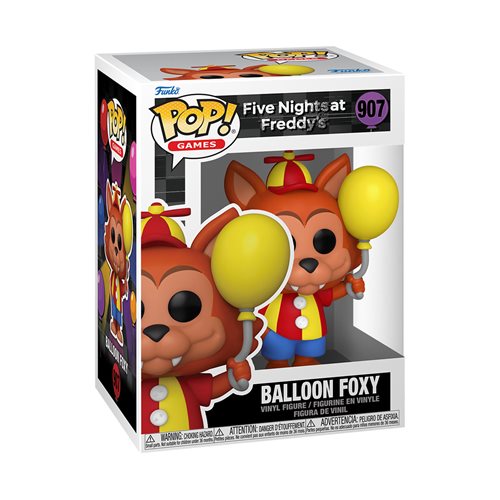 Five Nights at Freddy's Pop! Vinyl Figure Balloon Foxy [907] - Fugitive Toys