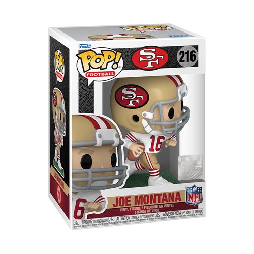 NFL Legends Pop! Vinyl Figure Joe Montana Away (49ers) [216] - Fugitive Toys