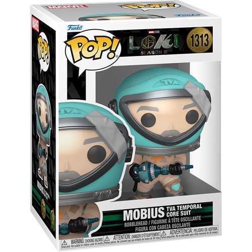 Marvel Studios Loki S2 Pop! Vinyl Figure Mobius TVA Temporal Core Suit [1313] - Fugitive Toys