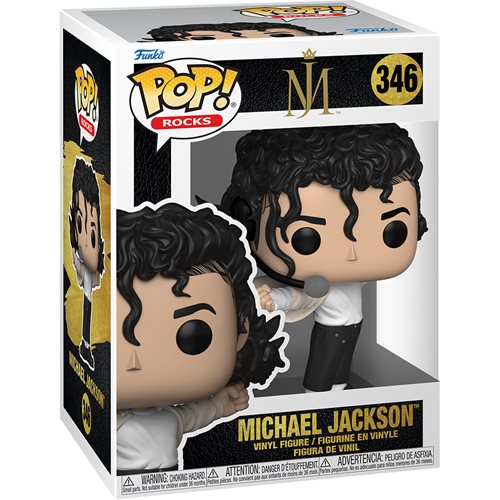 Rocks Pop! Vinyl Figure Michael Jackson [Super Bowl] [346] - Fugitive Toys