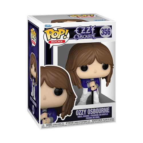 Rocks Pop! Vinyl Figure Ozzy Osbourne with Microphone Stand [356] - Fugitive Toys