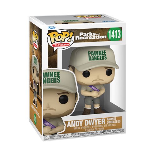 Parks and Recreation Pop! Vinyl Figure Andy Dwyer Pawnee Goddesses [1413] - Fugitive Toys