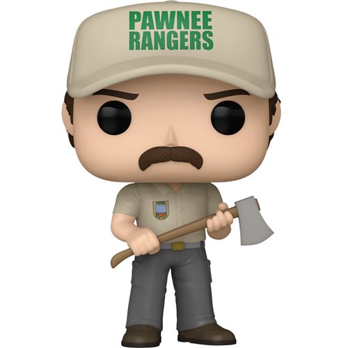 Parks and Recreation Pop! Vinyl Figure Ron Swanson Pawnee Rangers [1414] - Fugitive Toys