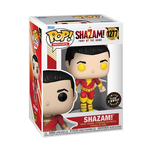 Shazam Fury of the Gods! Pop! Vinyl Figure Shazam Flying (Chase) [1277] - Fugitive Toys