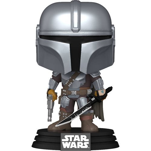 Star Wars The Mandalorian Pop! Vinyl Figure The Mandalorian with Darksaber [663] - Fugitive Toys