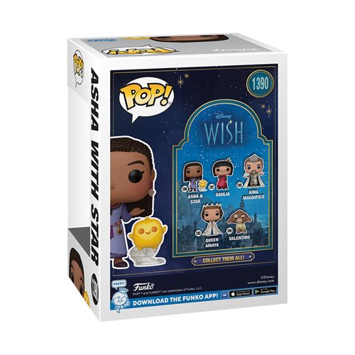 Disney Wish Pop! Vinyl Figure Asha with Star [1390] - Fugitive Toys