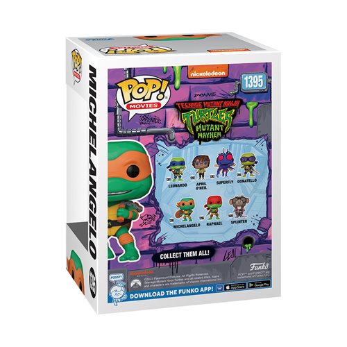 Teenage Mutant Ninja Turtles: Mutant Mayhem Pop! Vinyl Figure Michelangelo [1395] - Fugitive Toys