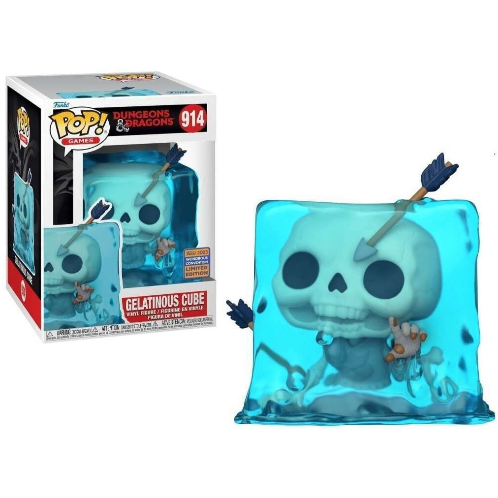 Dungeons & Dragons Pop! Vinyl Figure Blue Gelatinous Cube [Wondrous Convention 2023] [914] - Fugitive Toys
