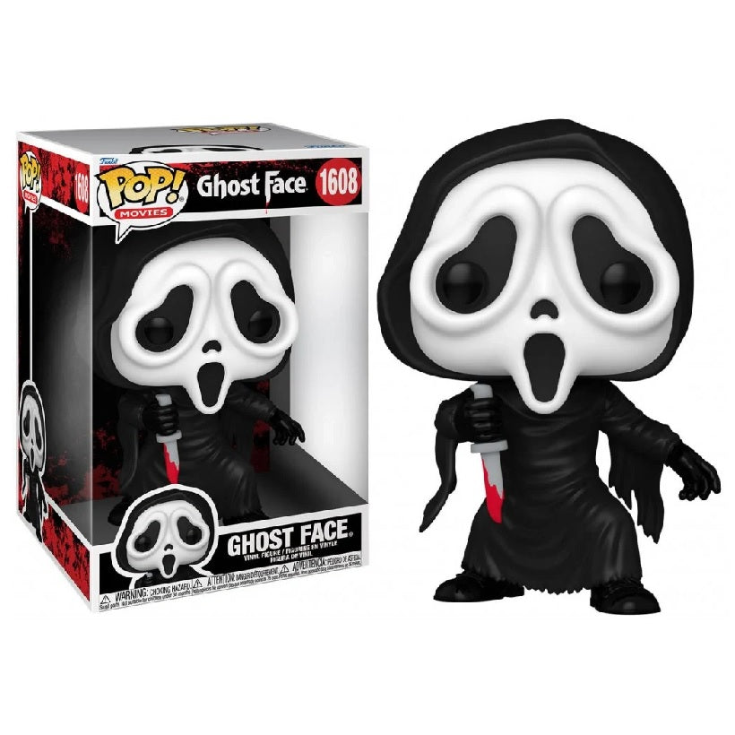 Ghost Face Pop! Vinyl Figure Ghost Face [Scream] [Jumbo 10-Inch] [1608] - Fugitive Toys