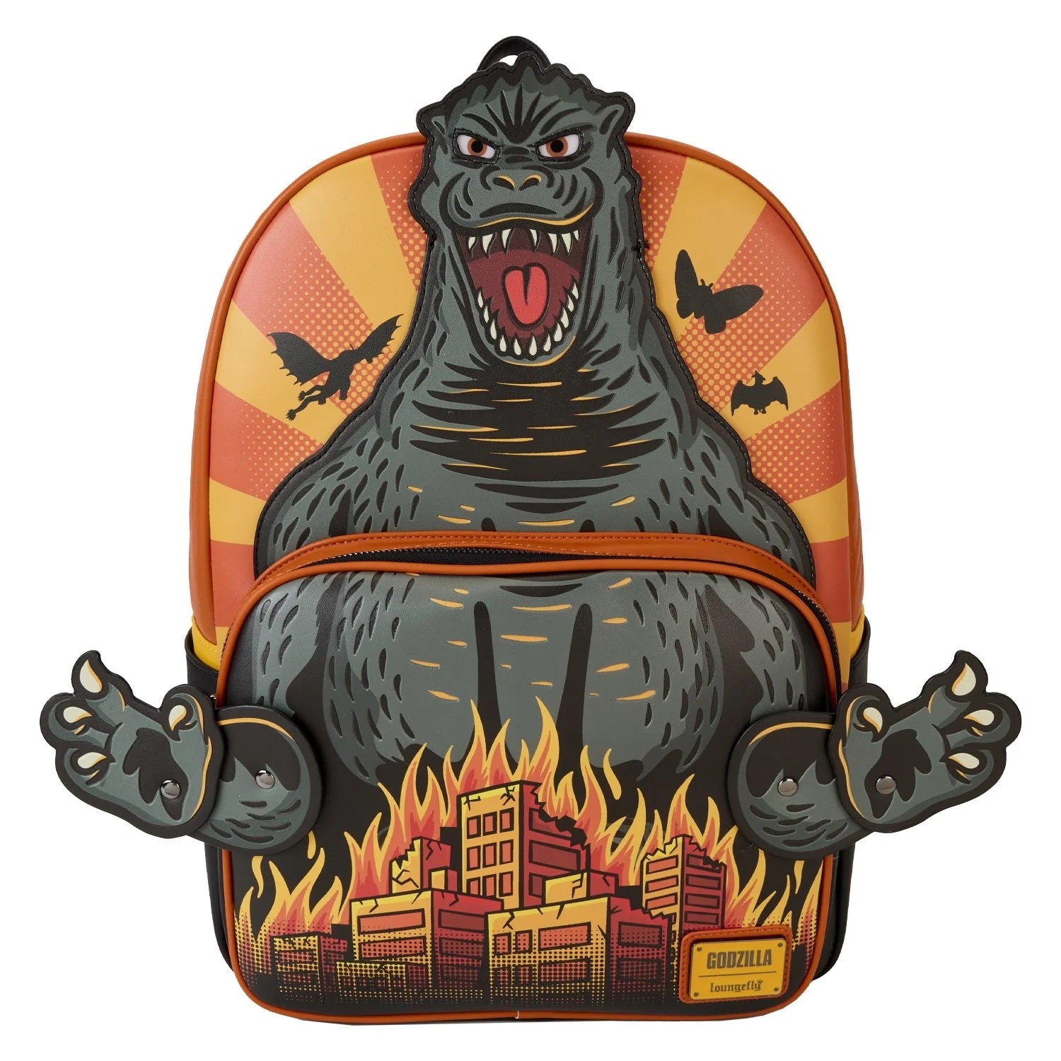 Loungefly x Toho Godzilla Cosplay Full-Size Backpack - Fugitive Toys