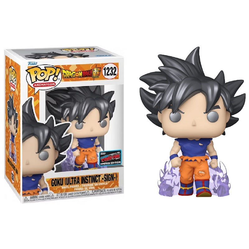 Dragon Ball Z Super Pop! Vinyl Figure Goku (Ultra Instinct -Sign-) (2022 NYCC) [1232] - Fugitive Toys