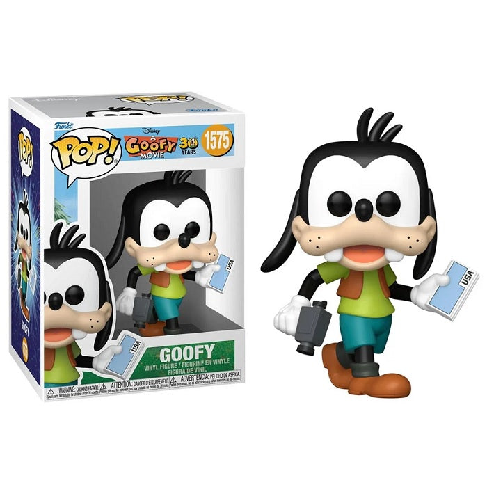 Disney A Goofy Movie 30 Year Anniversary Pop! Vinyl Figure Goofy with Map [1575] - Fugitive Toys