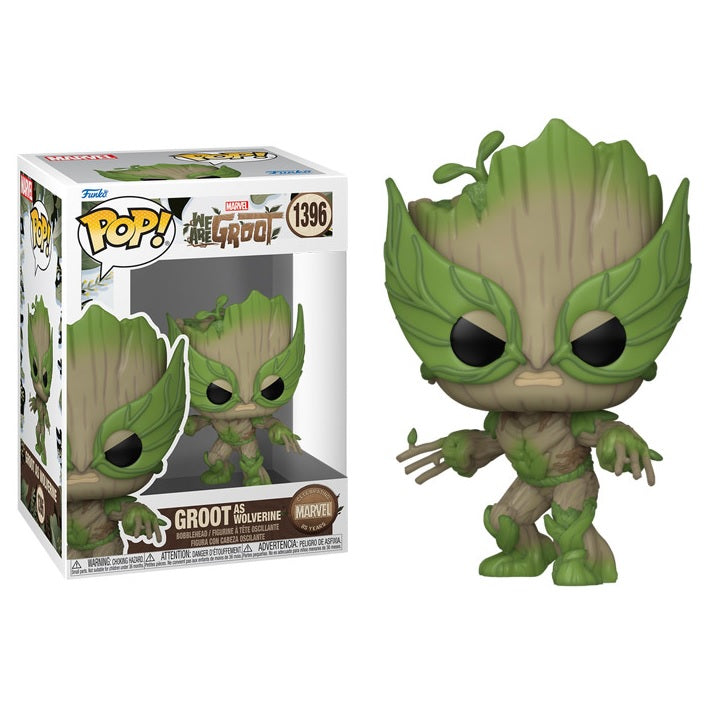 Marvel We Are Groot Pop! Vinyl Figure Groot As Wolverine [1396] - Fugitive Toys